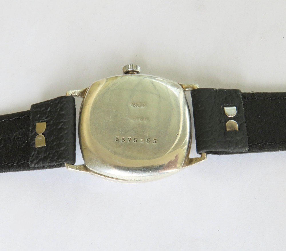 Gents silver Helvetia wrist watch, 1930 View IV