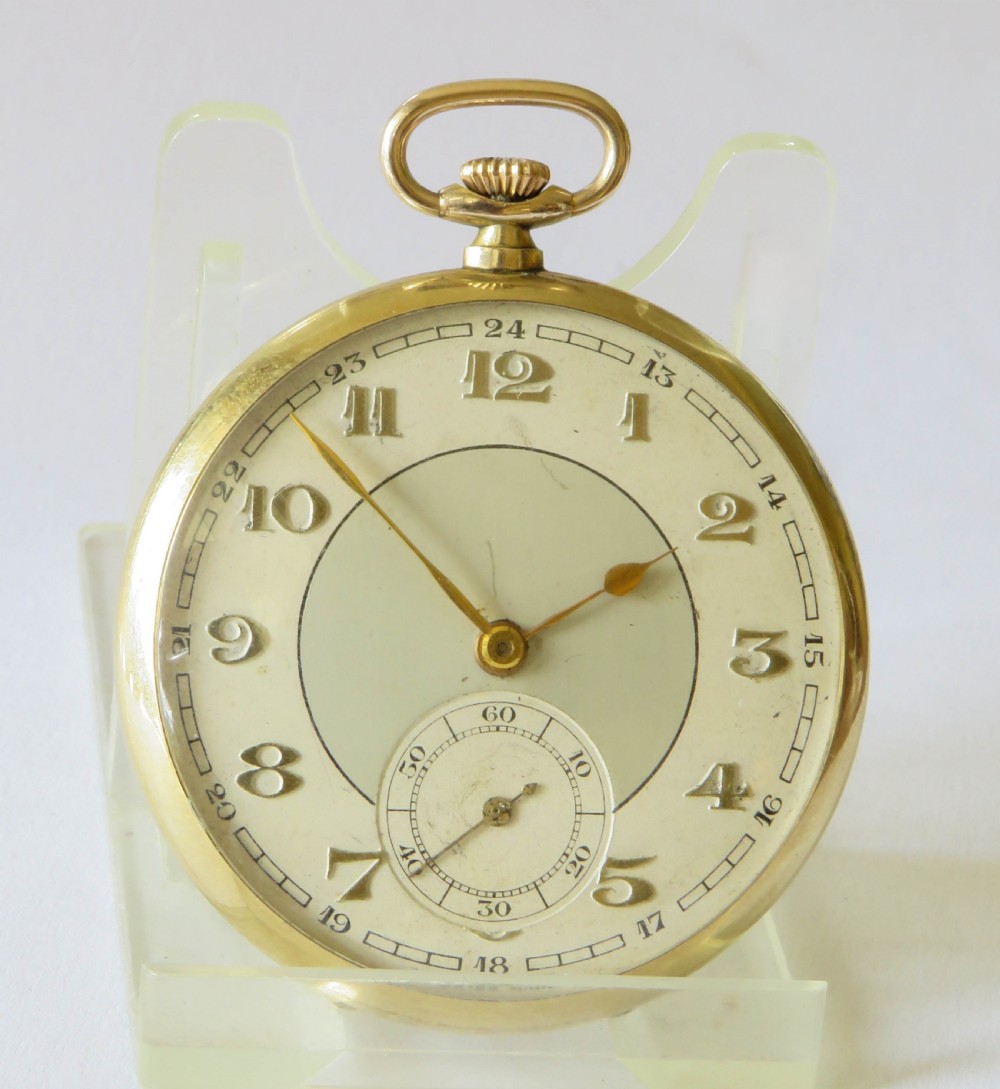 1930s Lanco pocket watch by Langendorf View II