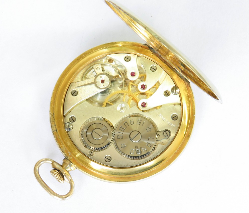 1930s Lanco pocket watch by Langendorf View III