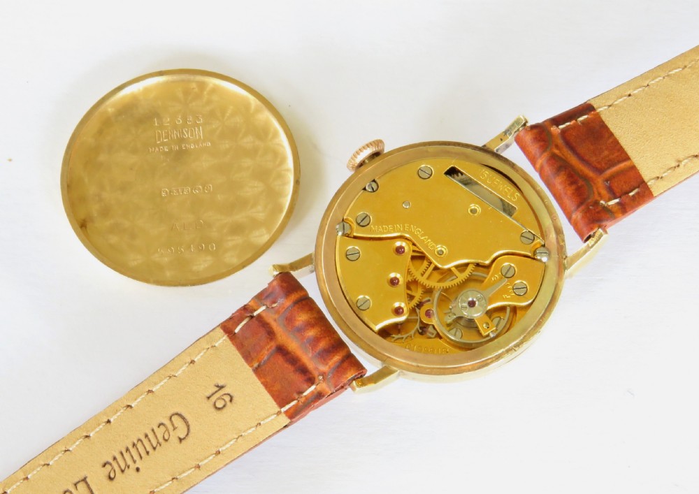 Gents 9ct gold Smiths De Luxe wrist watch, Austin Motors, 1954 View III