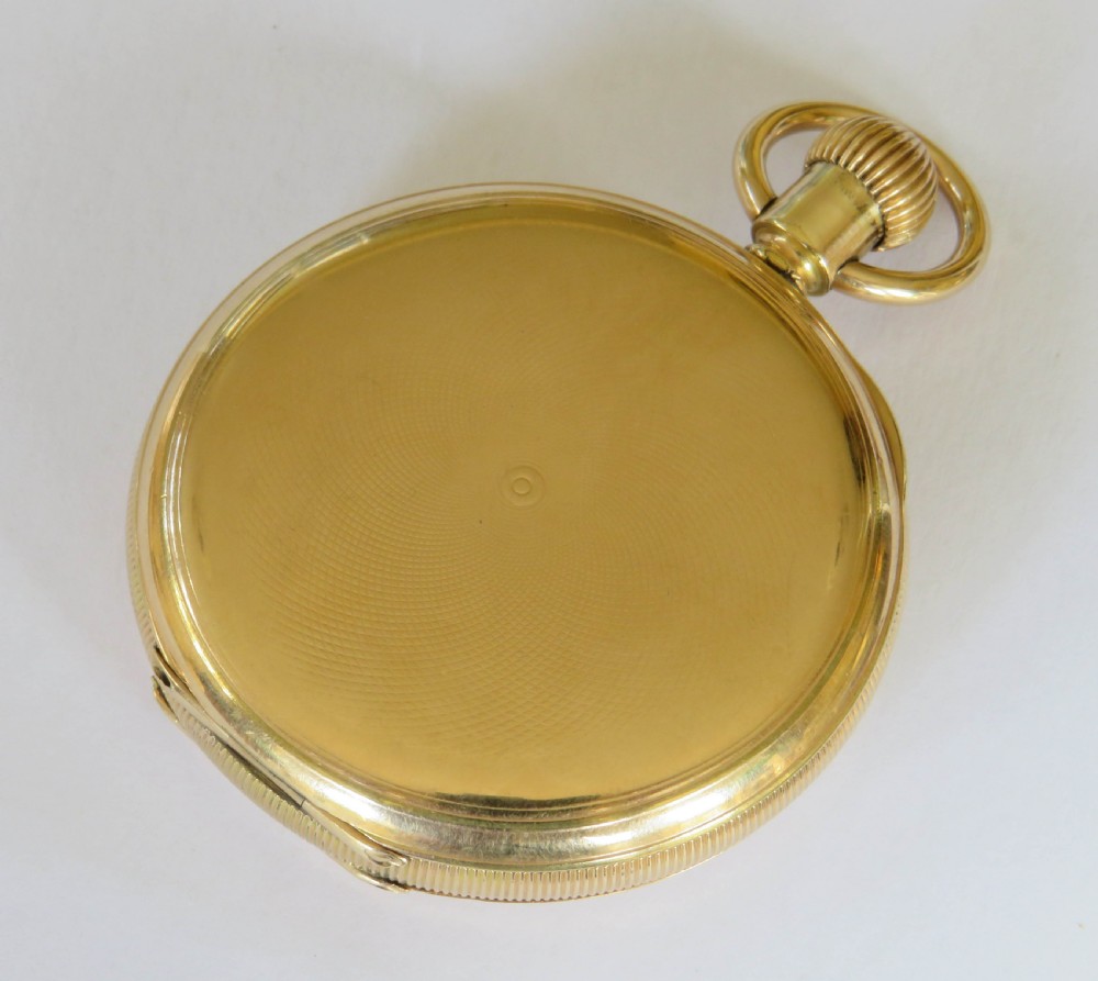 Antique Waltham Bond St full hunter pocket watch View V