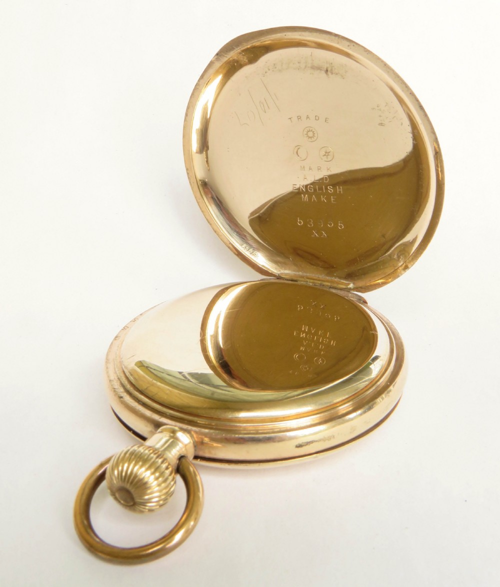Antique Waltham half hunter pocket watch View IV