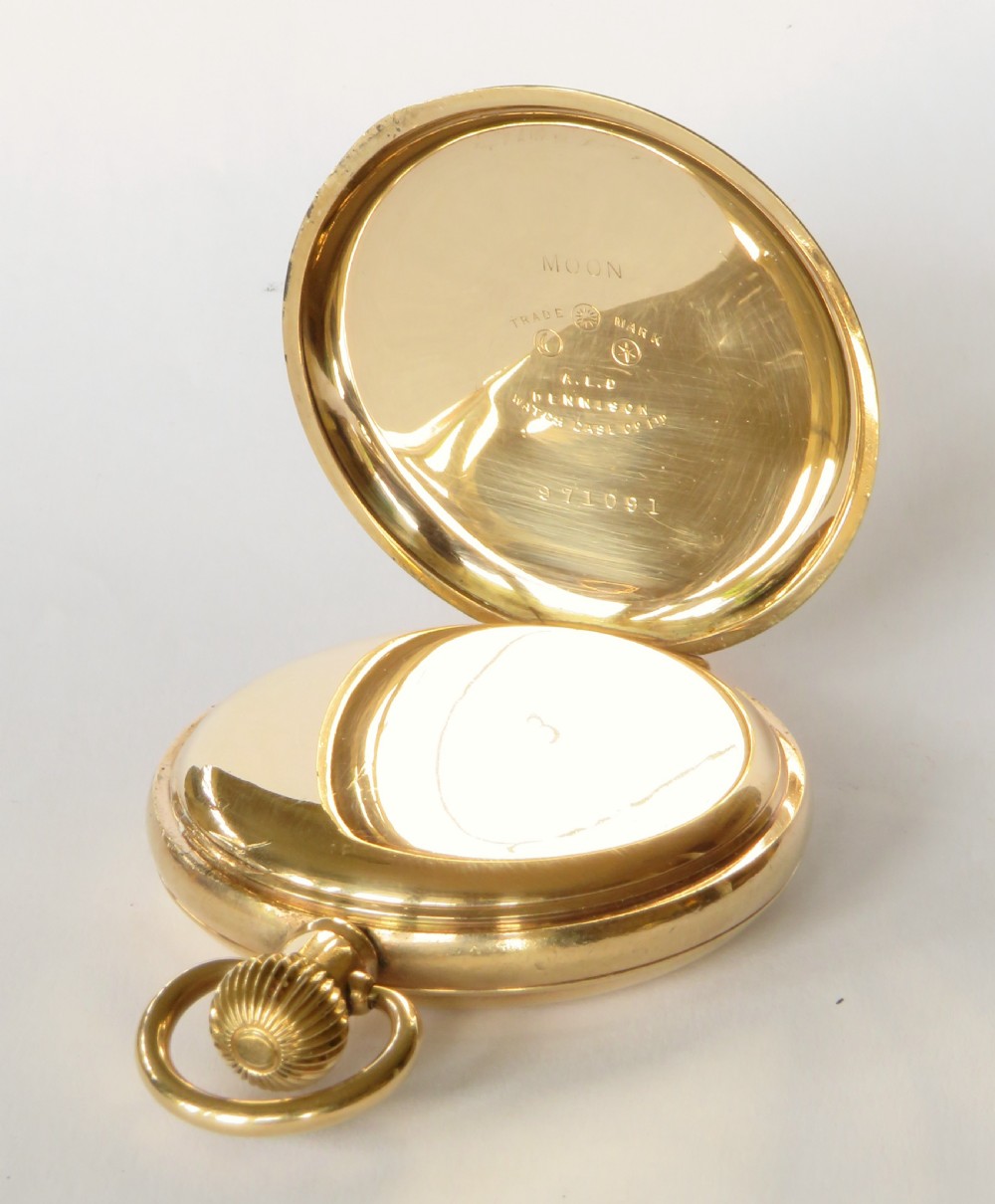 Antique Waltham Bartlett full hunter pocket watch View III