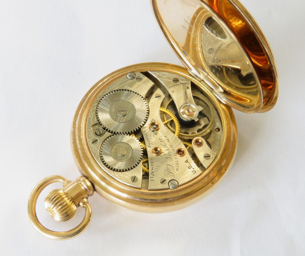 Antique Waltham Bartlett full hunter pocket watch View IV
