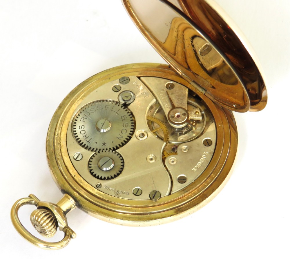Antique Thomas Russell full hunter pocket watch View IV