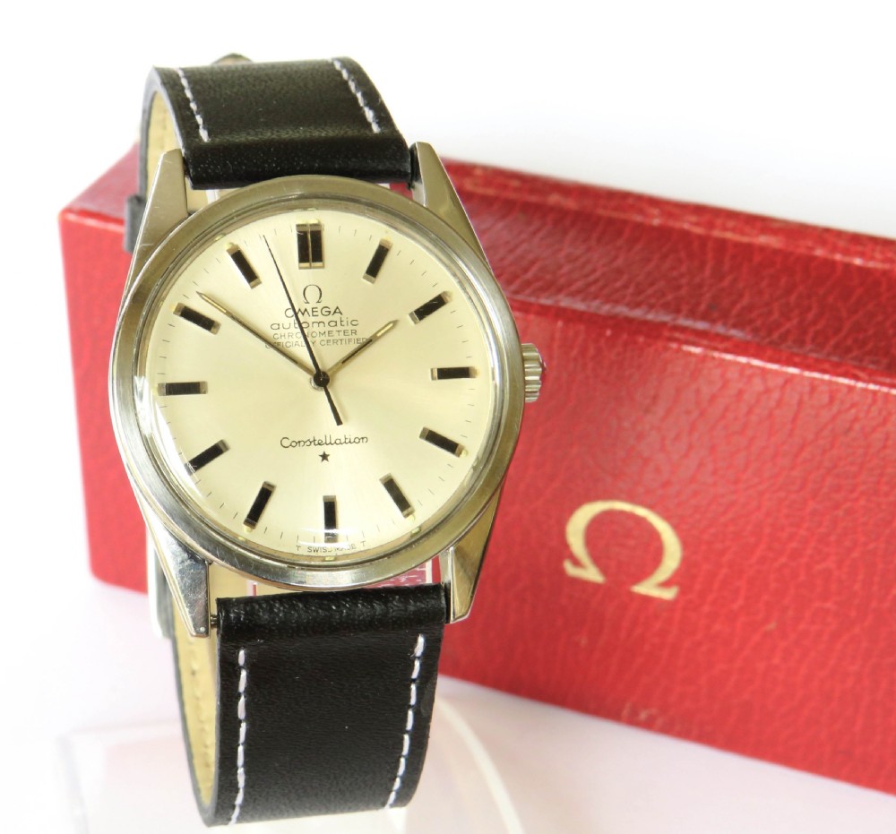 Gents Omega Constellation automatic chronometer wrist watch, 1966 View II