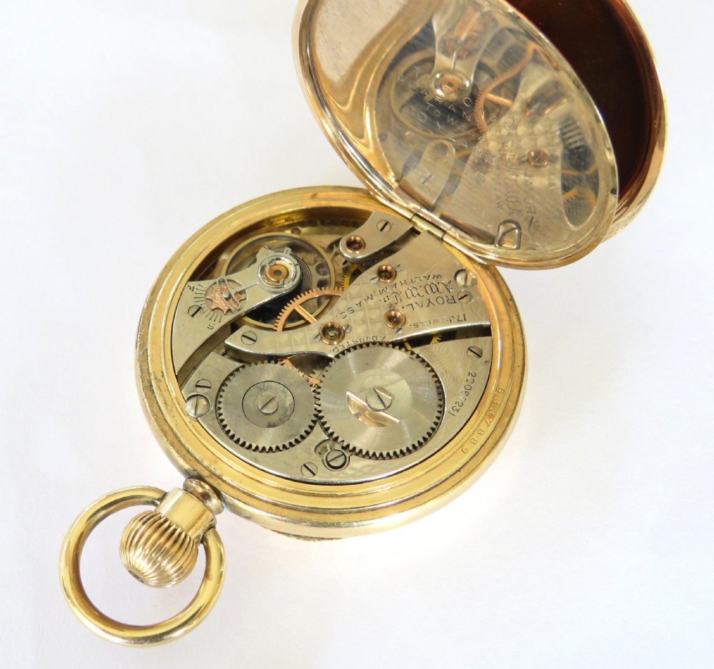 Waltham Royal pocket watch, 1918 View IV