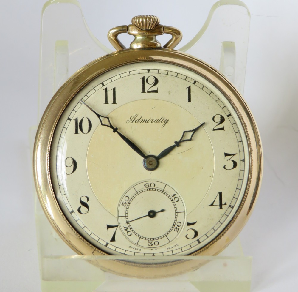 Antique Admiralty pocket watch View II