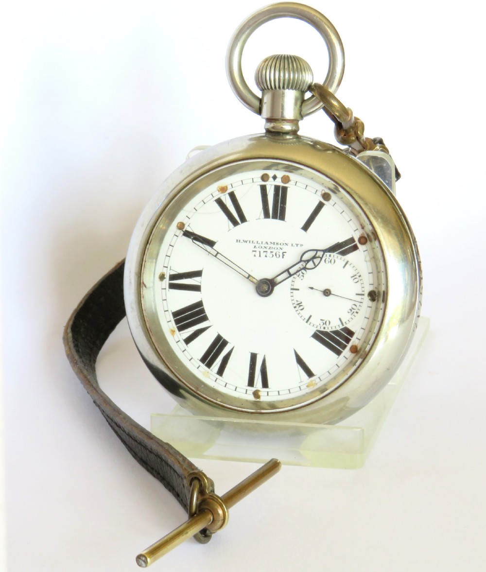 WW1 H Williamson military pocket watch