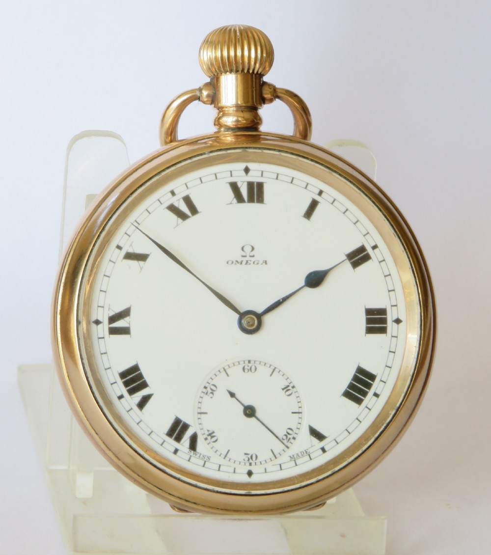 Antique Omega pocket watch, super condition View II