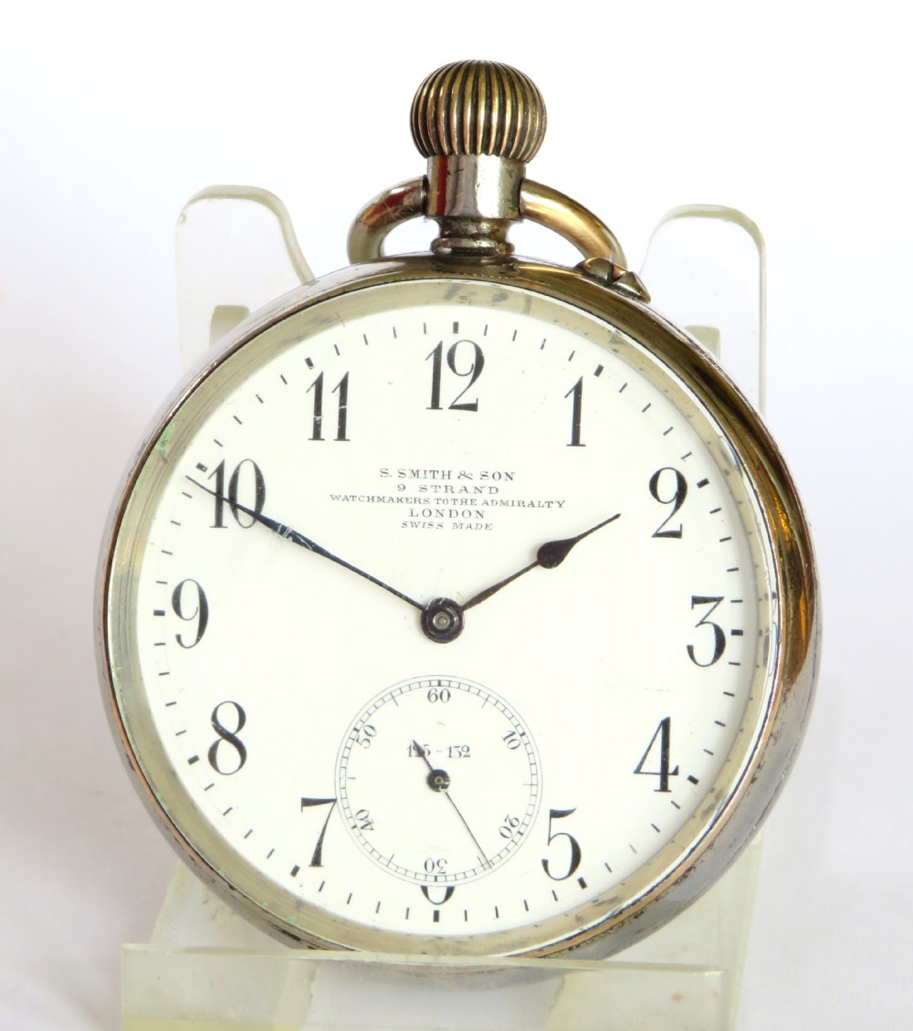 Antique Longines pocket watch for S Smith & Son