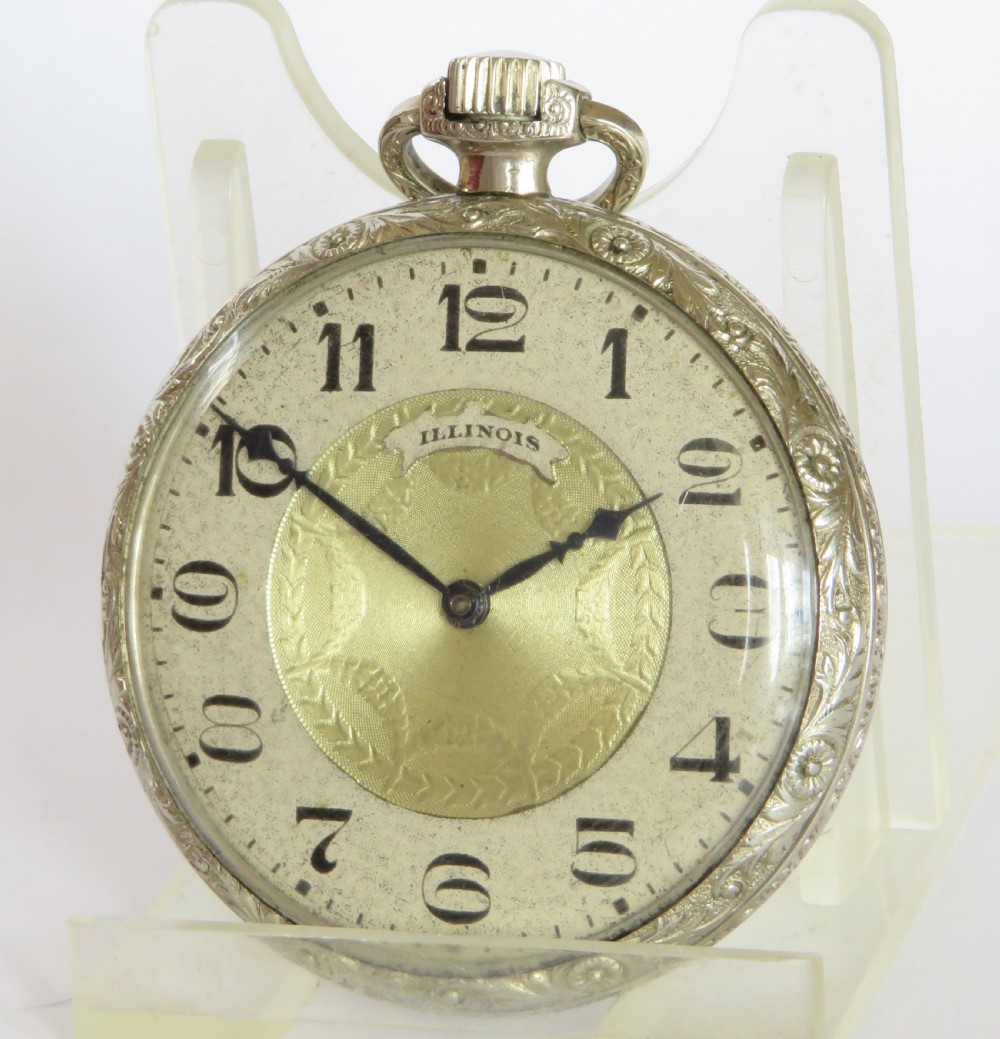 Antique Illinois pocket watch, 1915