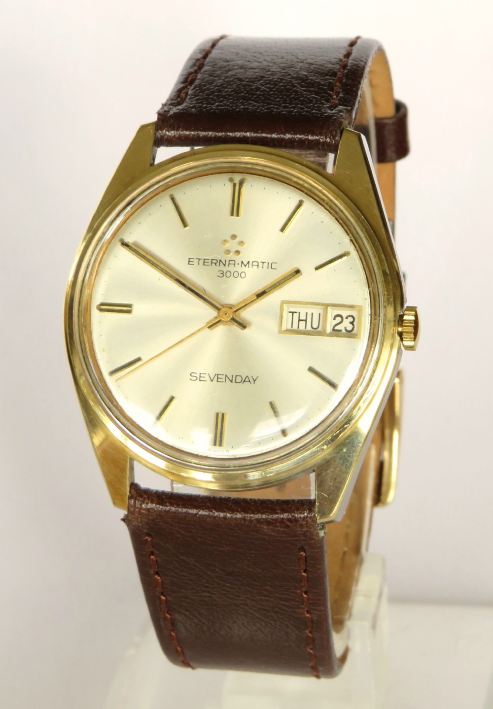 Gents Eterna Matic 3000 Seven Day wrist watch, 1967