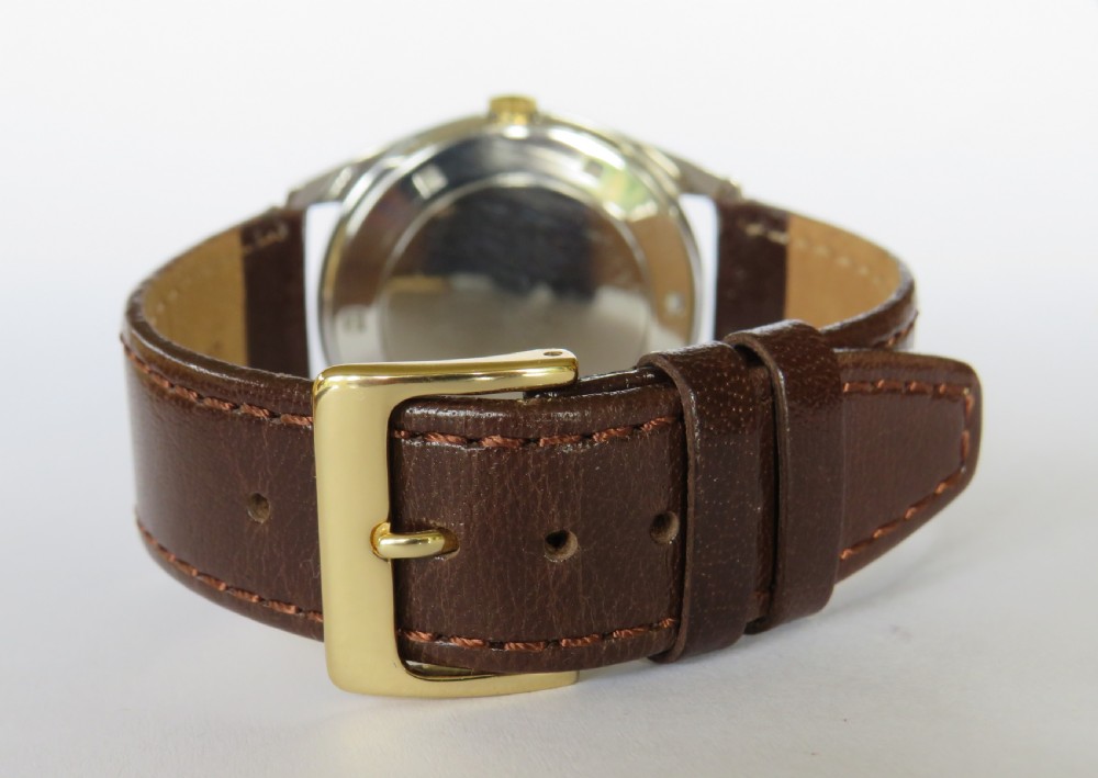 Gents Eterna Matic 3000 Seven Day wrist watch, 1967 View V