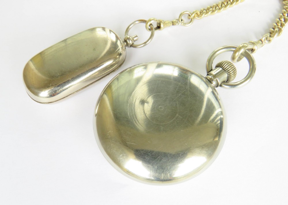 Antique Waltham pocket watch and chain View IV