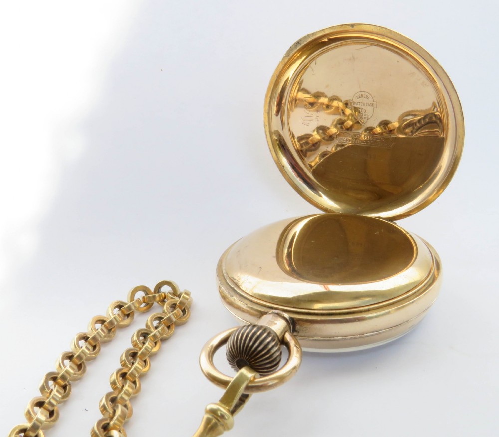 Antique Swiss pocket watch with chain View III