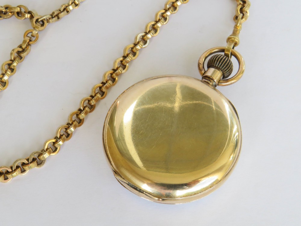 Antique Swiss pocket watch with chain View V