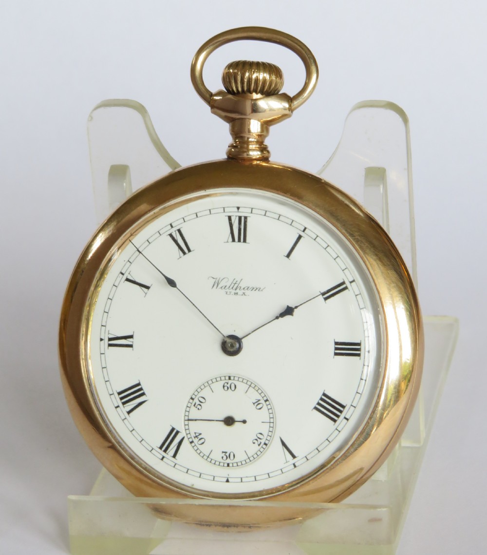 Antique Waltham pocket watch, 1908