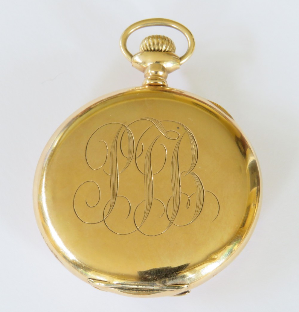 Antique Waltham pocket watch, 1908 View IV