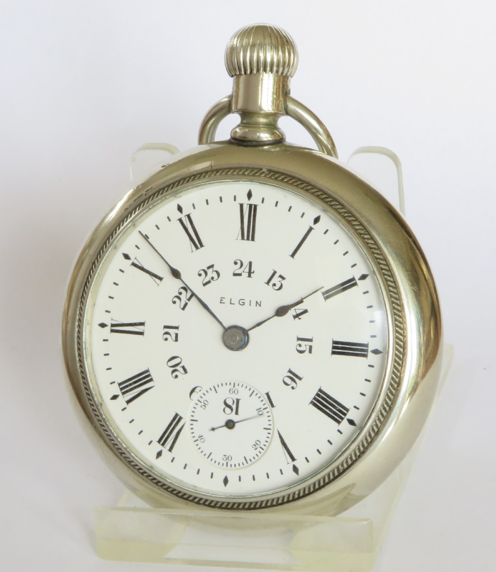 Antique Elgin pocket watch, 1908