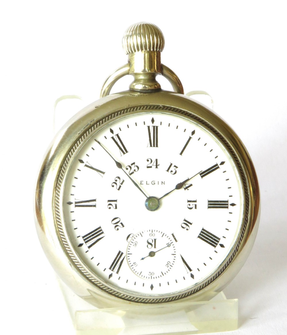 Antique Elgin pocket watch, 1908 View II