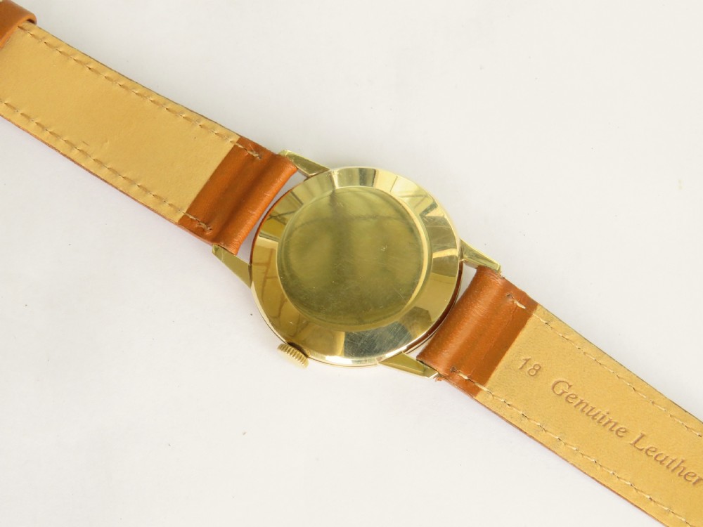 Gents 9ct gold Bernex wrist watch, 1964 View V