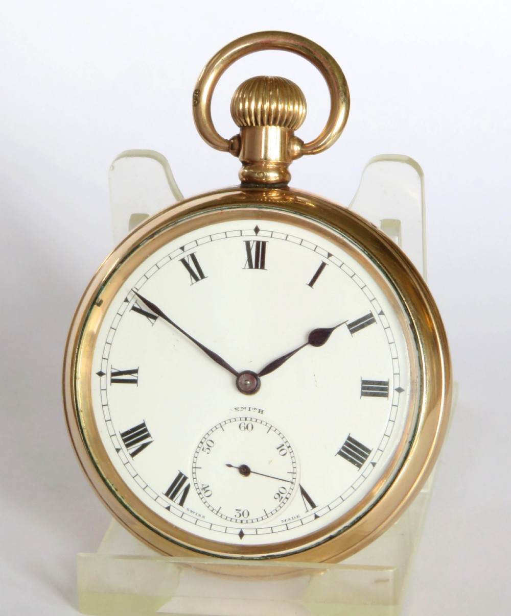 Antique Zenith pocket watch, 1929