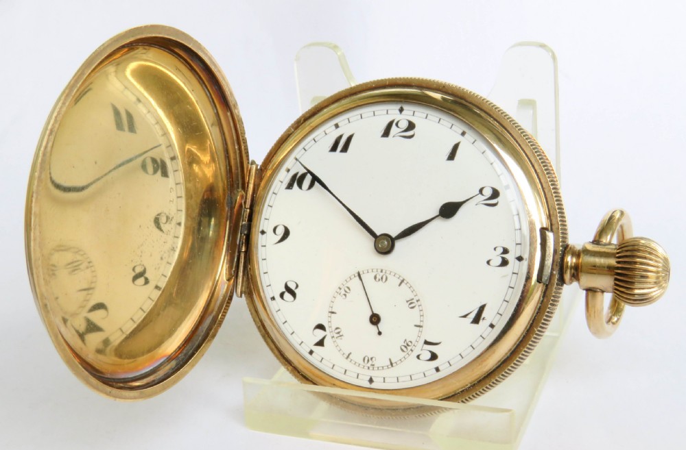 1920s Bulla full hunter pocket watch