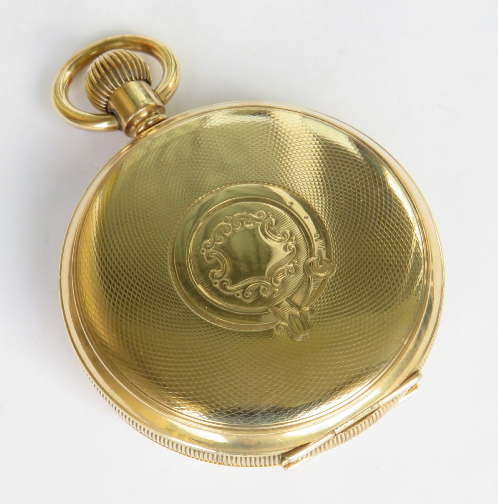 1920s Bulla full hunter pocket watch View V