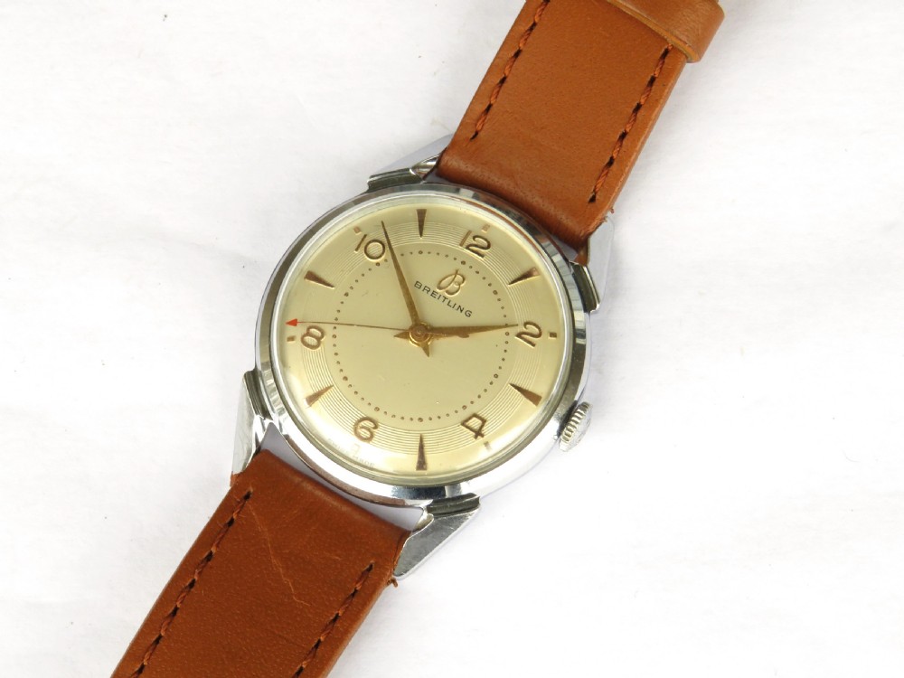 Gents Breitling wrist watch, 1953 View II