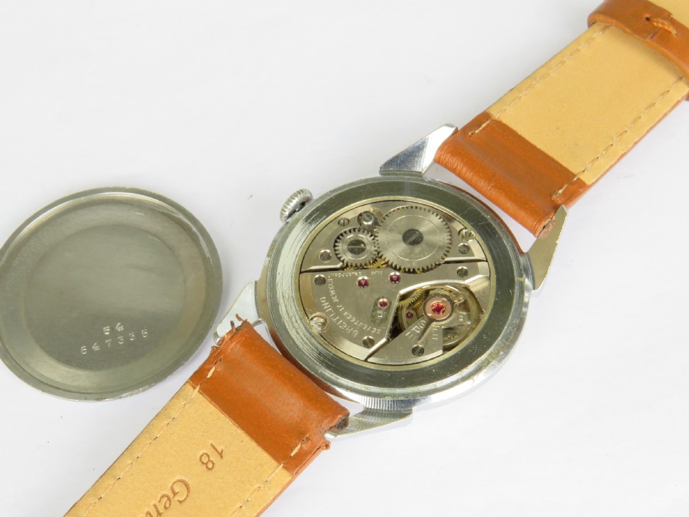 Gents Breitling wrist watch, 1953 View III
