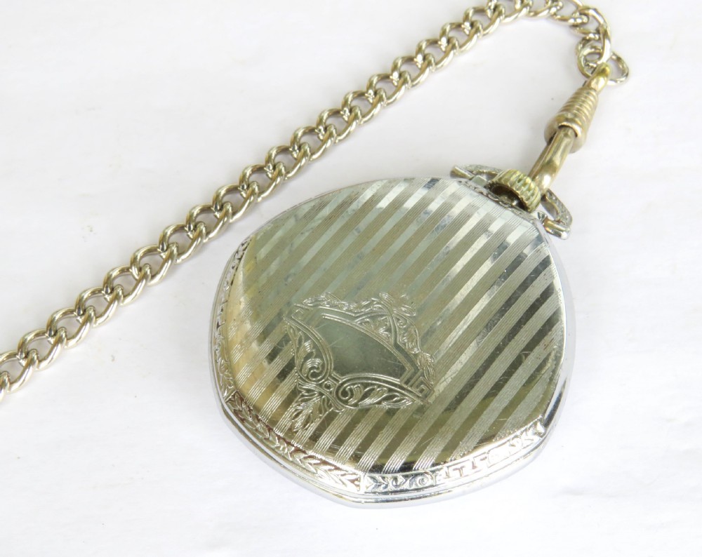1924 Elgin pocket watch and chain View IV