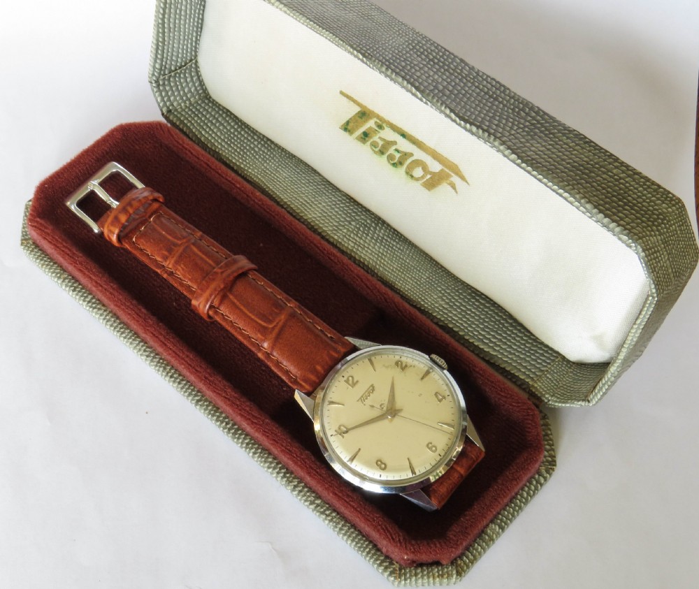 Gents Tissot wrist watch, 1959 View II