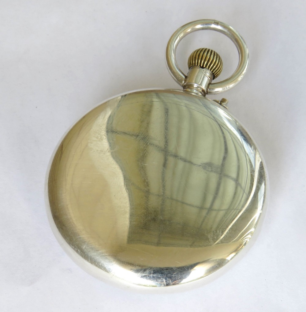 Antique silver Borgel cased Stauffer pocket watch View VI