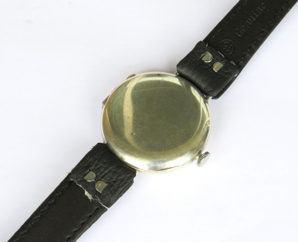 Gents J W Benson silver wrist watch, 1927 View IV