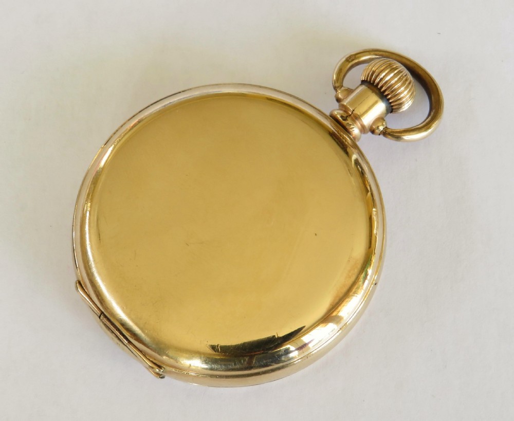 1930s Record full hunter pocket watch View IV