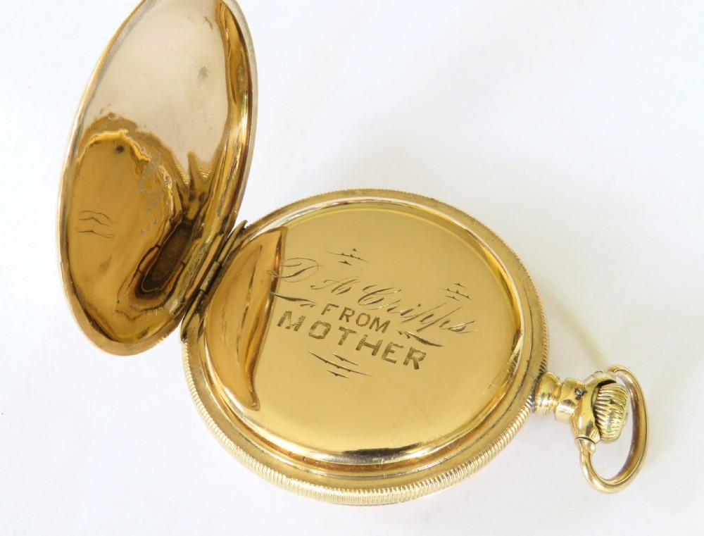 Hampden Watch Co Dueber Grand full hunter pocket watch View II
