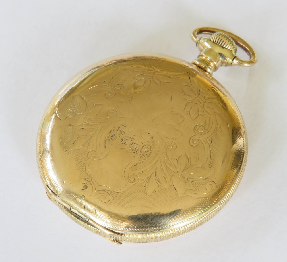 Hampden Watch Co Dueber Grand full hunter pocket watch View IV