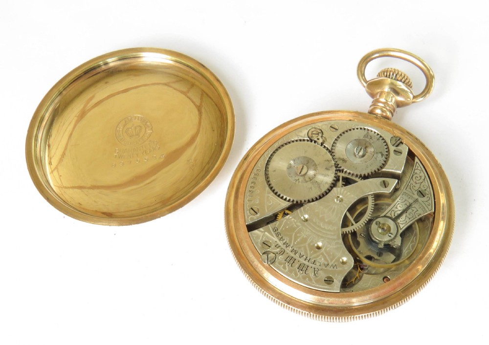 Antique Waltham pocket watch, 1902 View III