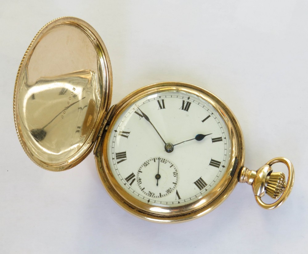 1930s Cyma full hunter pocket watch View II