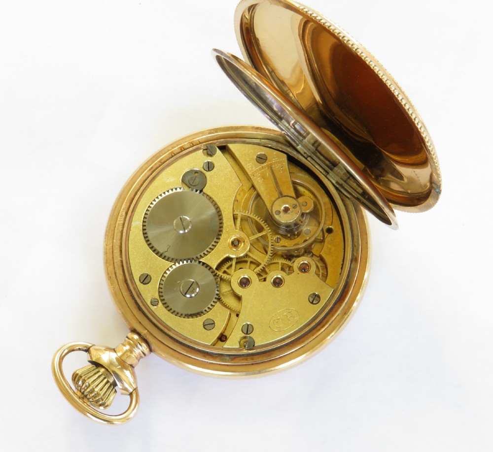 1930s Cyma full hunter pocket watch View IV