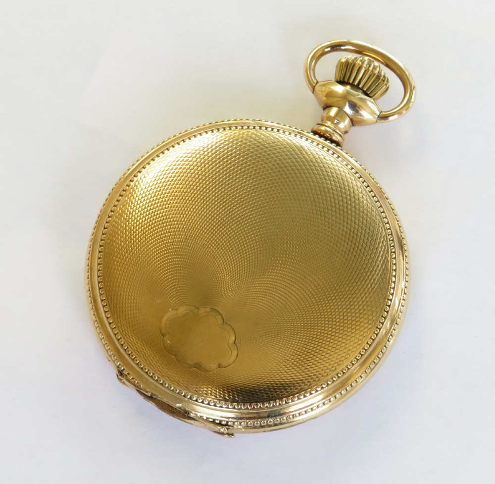 1930s Cyma full hunter pocket watch View V