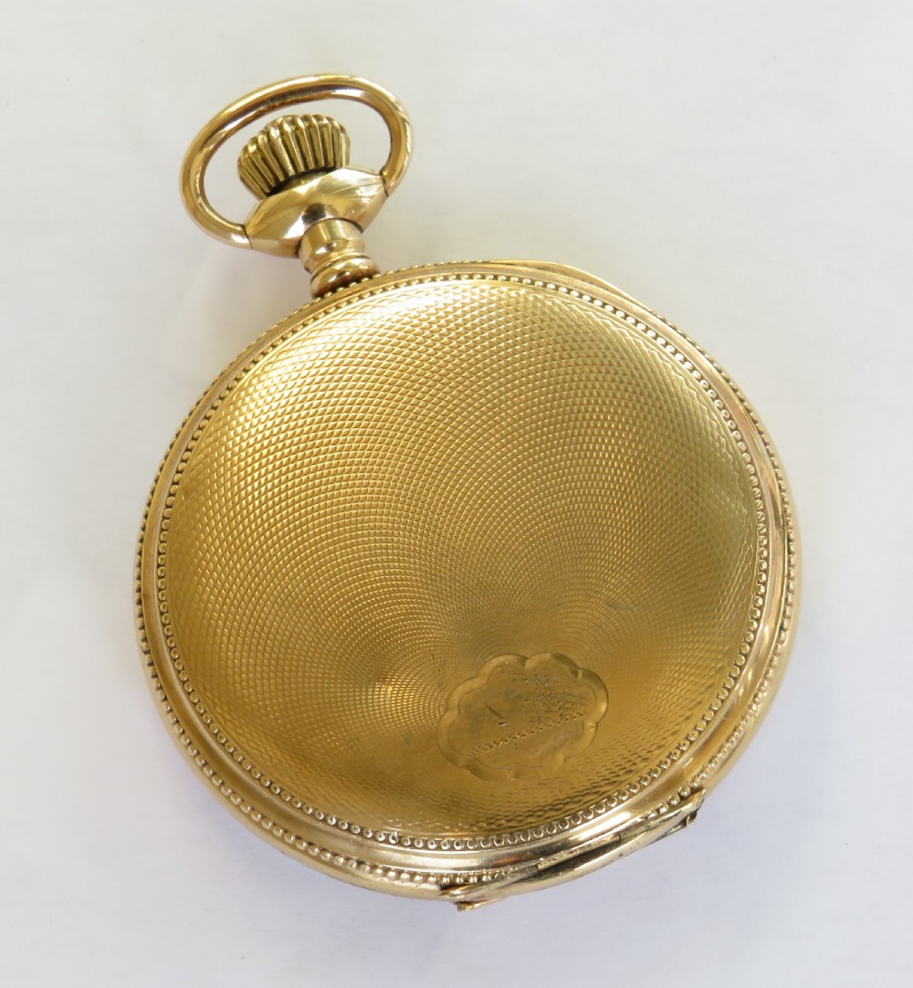 1930s Cyma full hunter pocket watch View VI