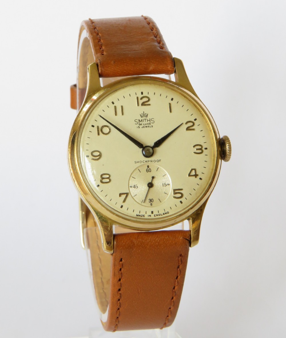 Gents Smiths De Luxe wrist watch, c1960 View II