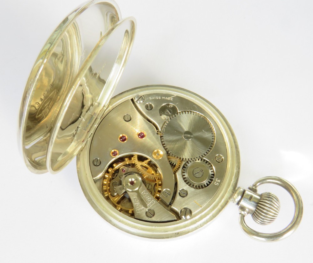 Goldsmiths & Silversmiths silver pocket watch View IV