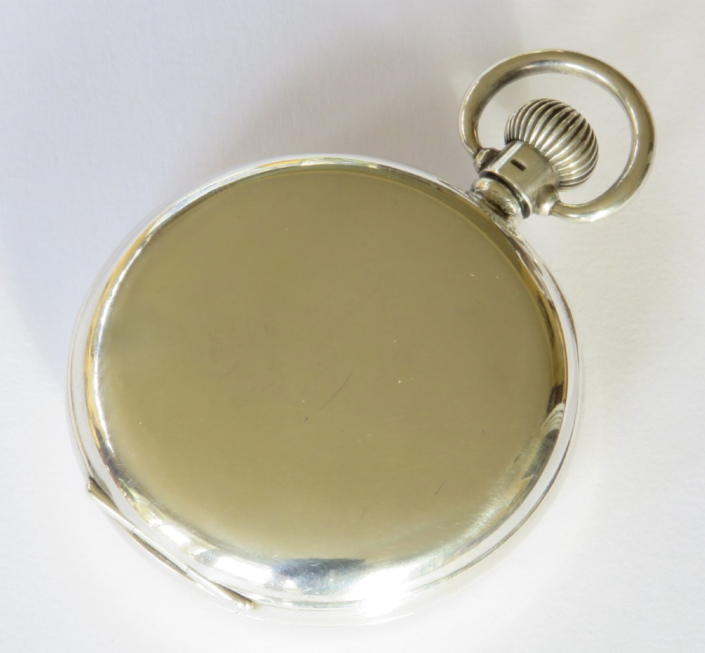 Goldsmiths & Silversmiths silver pocket watch View V