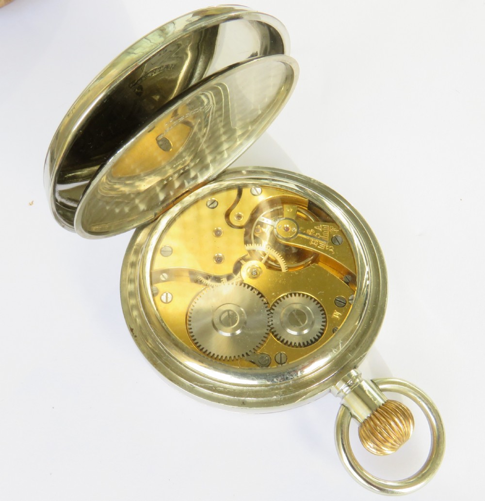 Antique Doxa goliath pocket watch, c1910s View IV