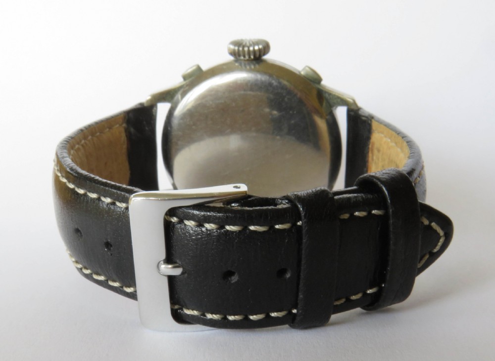 Gents 1920s/30s Hahn Landeron pilots chrono watch View V
