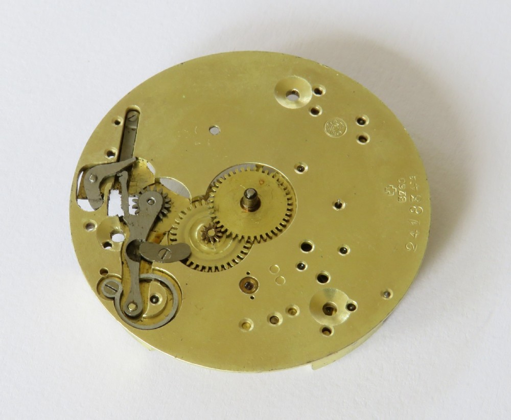 Antique silver Omega pocket watch, 1902 View IV