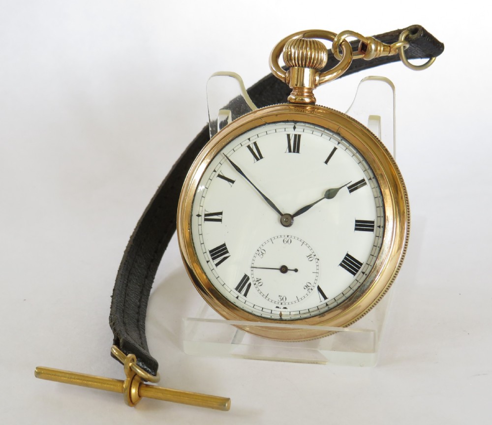 Antique Electa pocket watch and albert